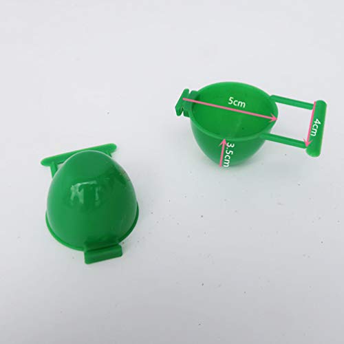 balacoo 10Pcs Bird Feeding Cups Bird Cage Feeders Parrot Feeding ...