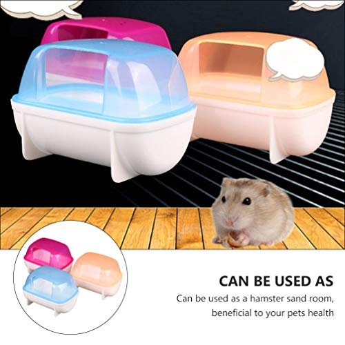 Balacoo 3pcs Hamster Bathrooms Plastic Sand Bath Container Small ...