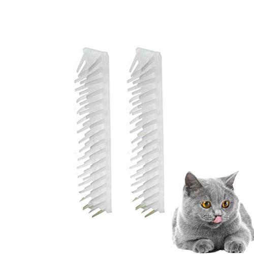 balacoo 4PCS Cat Corner Massager Comb Cat Self Groomer Scratching...