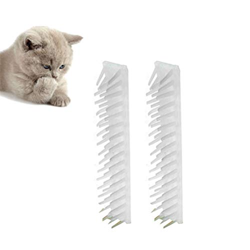 balacoo 4PCS Cat Corner Massager Comb Cat Self Groomer Scratching...