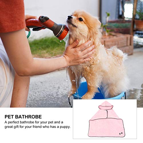Balacoo Dog Bathrobe Dry Fast Dog Bag Dog Bathrobe Towel Microfib...