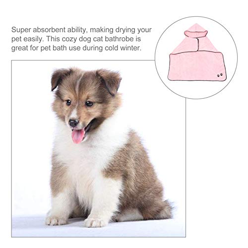 Balacoo Dog Bathrobe Dry Fast Dog Bag Dog Bathrobe Towel Microfib...