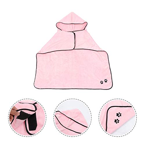 Balacoo Dog Bathrobe Dry Fast Dog Bag Dog Bathrobe Towel Microfib...