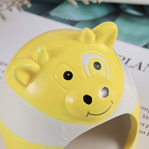 Balacoo Small Animal House Ceramic - Hamster Hideout Nest Critter...