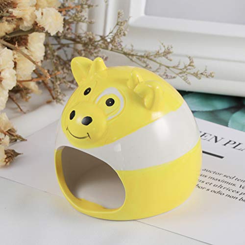 Balacoo Small Animal House Ceramic - Hamster Hideout Nest Critter...