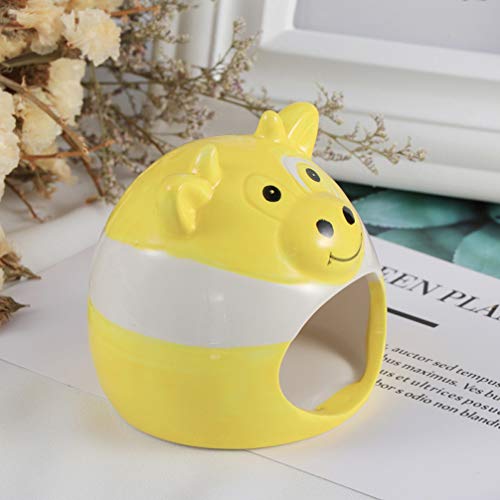 Balacoo Small Animal House Ceramic - Hamster Hideout Nest Critter...