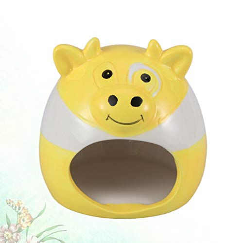 Balacoo Small Animal House Ceramic - Hamster Hideout Nest Critter...