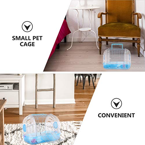 Balacoo Small Animals Habitat Portable Hamster Carrier Case Cage ...