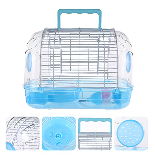 Balacoo Small Animals Habitat Portable Hamster Carrier Case Cage ...