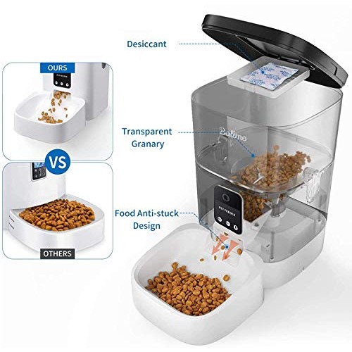 Balimo 6L Automatic Pet Feeder with 1080P HD WiFi Camera, App Con...