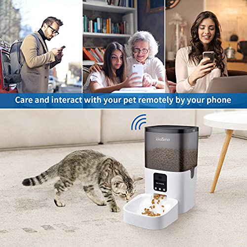 Balimo 6L Automatic Pet Feeder with 1080P HD WiFi Camera, App Con...