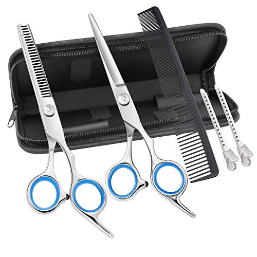 Hair Cutting Shears,Professional Hair Cutting Scissors Set,6Pcs H...