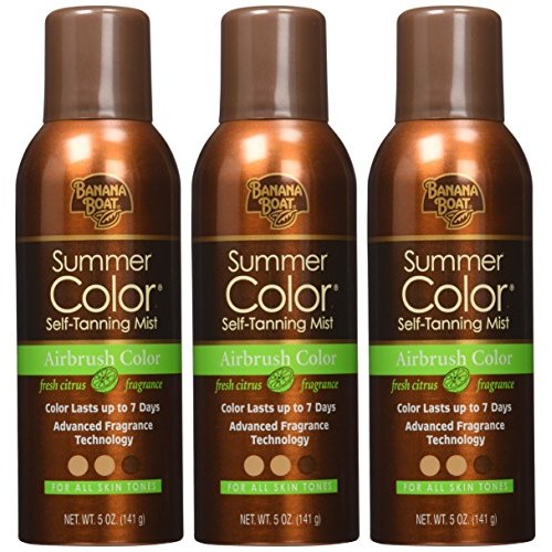 Banana Boat Summer Color Sunless Self Tanning Mist for All Skin T...