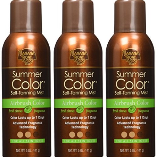 Banana Boat Summer Color Sunless Self Tanning Mist for All Skin T...