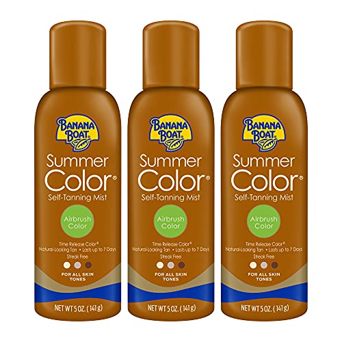 Banana Boat Summer Color Sunless Self Tanning Mist for All Skin T...