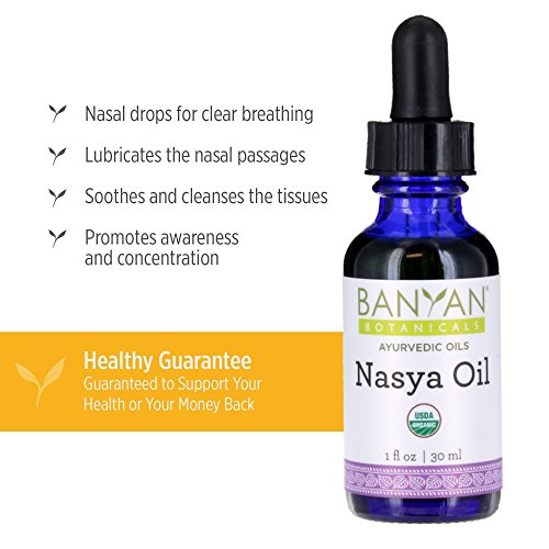 Banyan Botanicals Nasya Oil - USDA Certified Organic - Nasal Drop...