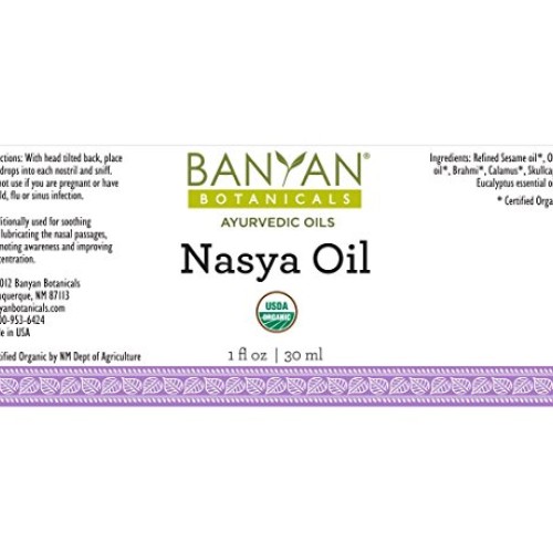 Banyan Botanicals Nasya Oil - USDA Certified Organic - Nasal Drop...
