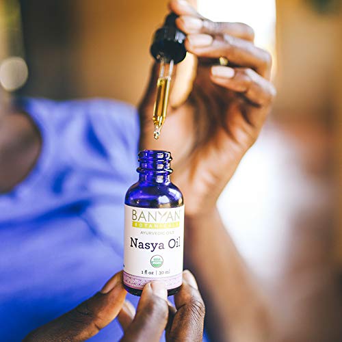 Banyan Botanicals Nasya Oil - USDA Certified Organic - Nasal Drop...