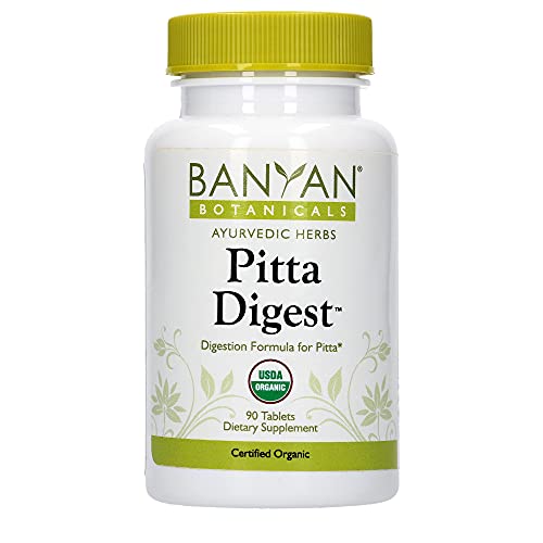 Banyan Botanicals Pitta Digest - USDA Organic, 90 Tablets - Cooli...