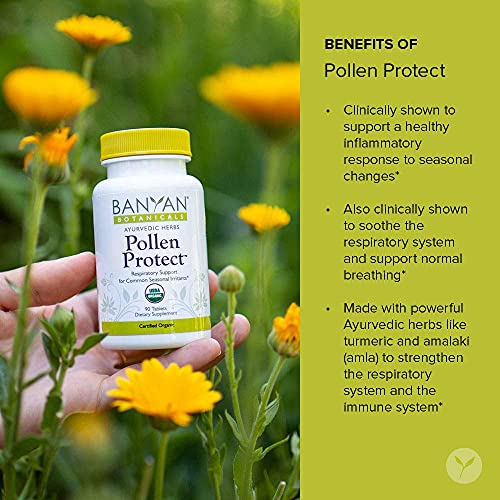Banyan Botanicals Pollen Protect – Clinically Tested Organic Ayur...