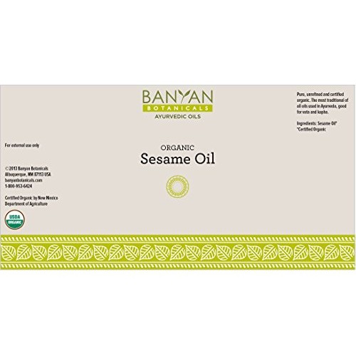 Banyan Botanicals Sesame Oil – Organic & Unrefined Ayurvedic Oil ...
