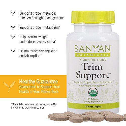 Banyan Botanicals Trim Support - USDA Organic, 90 Tablets - Boost...