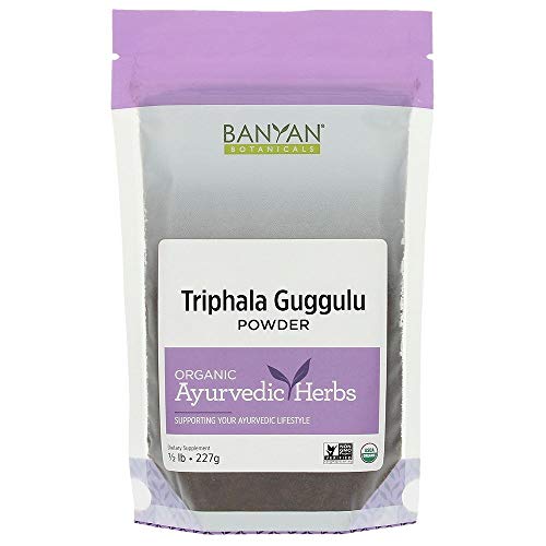 Banyan Botanicals Triphala Guggulu Powder - Certifed Organic, 1/2...