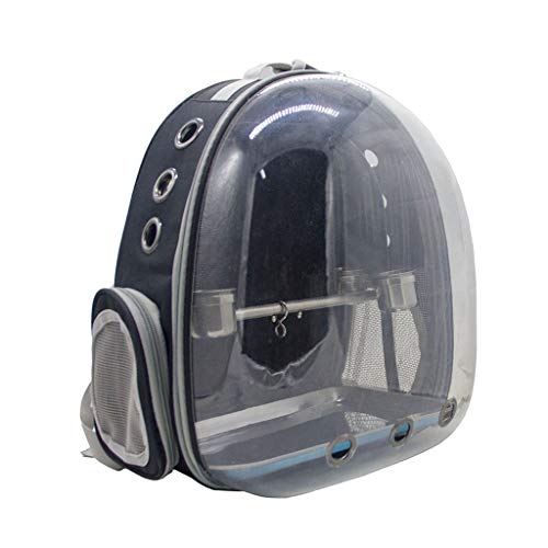 Baosity Pet Bird Carrier, 360 Degree Clear Cover Bird Carrier Bac...
