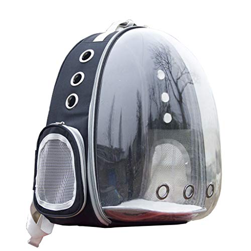 Baosity Pet Bird Carrier, 360 Degree Clear Cover Bird Carrier Bac...