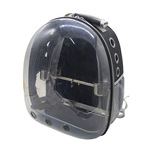 Baosity Pet Bird Carrier, 360 Degree Clear Cover Bird Carrier Bac...