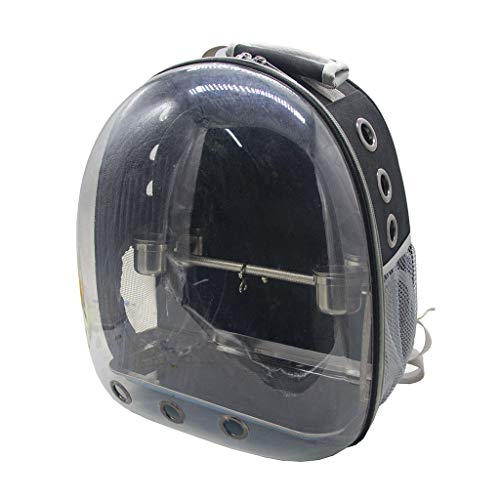 Baosity Pet Bird Carrier, 360 Degree Clear Cover Bird Carrier Bac...