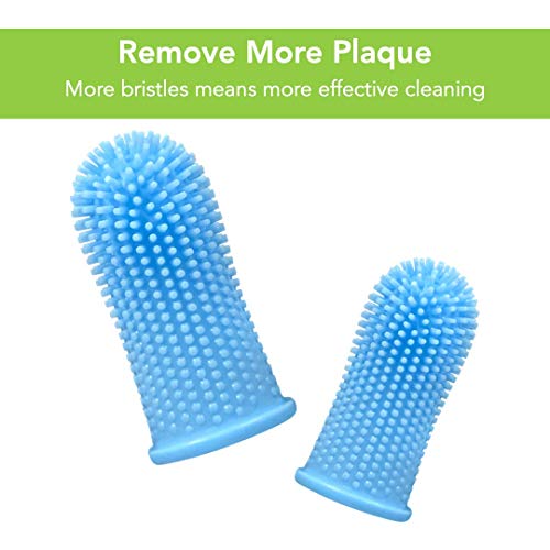 Barkleys 360º Dog Fingerbrush Toothbrush - Ergonomic Design - Fu...