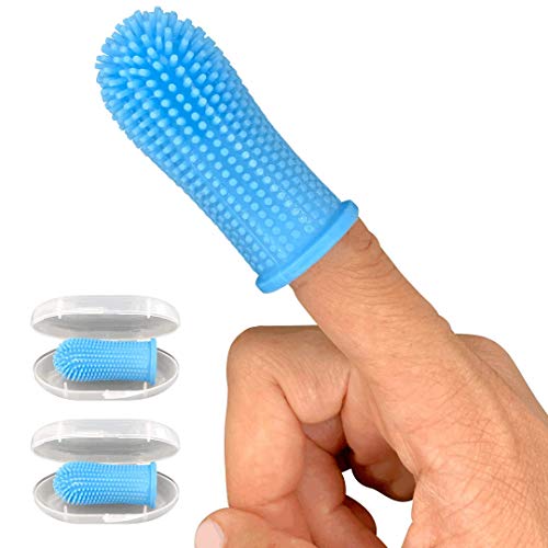 Barkleys 360º Dog Fingerbrush Toothbrush - Ergonomic Design - Fu...