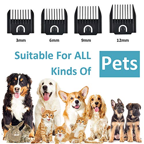 BASEIN Dog Clippers, Upgraded Dog Grooming Clippers Dog Hair Trim...