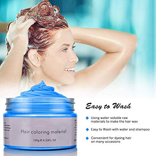 Hair Color Wax, Hair Modelling Wax, Natural Matte Temporary Hair ...