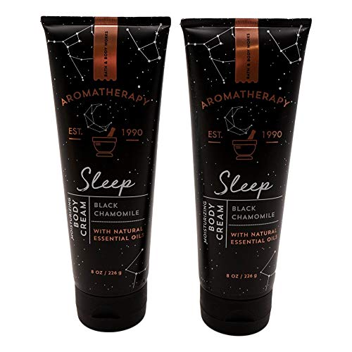 Bath and Body Works 2 Pack Aromatherapy Sleep Black Chamomile Bod...
