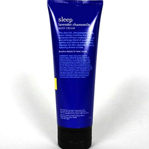 Bath & Body Works 8 Ounce Body Cream Aromatherapy Sleep Lavender ...
