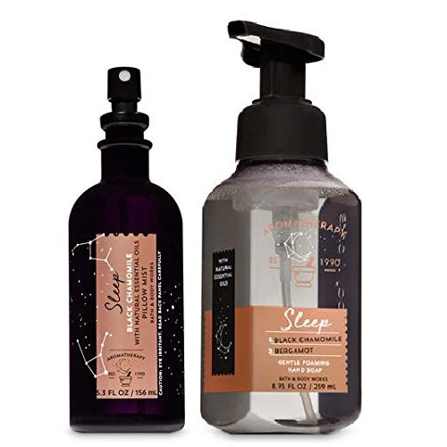 Bath and Body Works Aromatherapy SLEEP Black Chamomile Gift Set -...