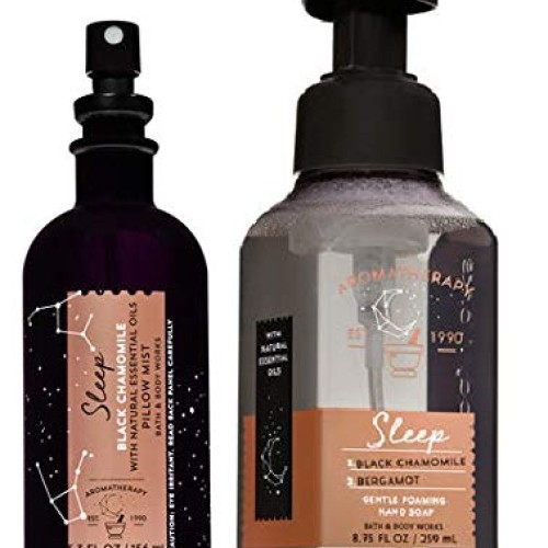 Bath and Body Works Aromatherapy SLEEP Black Chamomile Gift Set -...