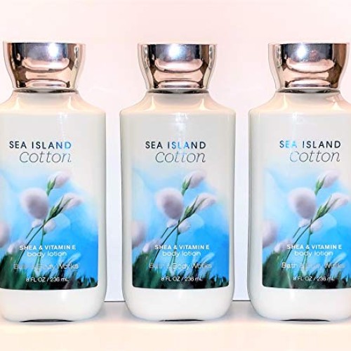 Bath and Body Works Sea Island Cotton Body Lotion 8oz Bottles, Se...