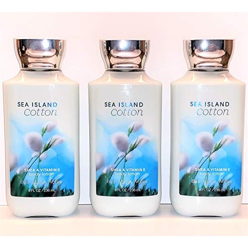 Bath and Body Works Sea Island Cotton Body Lotion 8oz Bottles, Se...