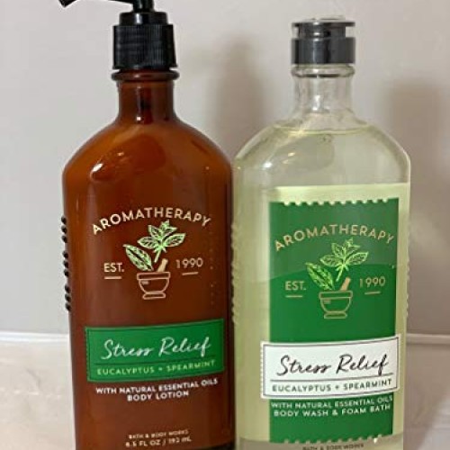 Body Works Aromatherapy Stress Relief Eucalyptus Spearmint 10 Oz ...