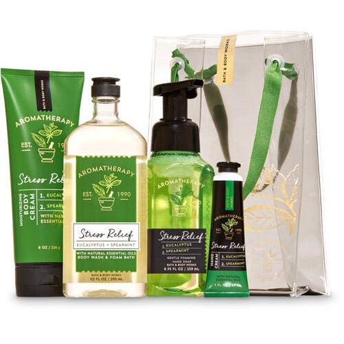 EUCALYPTUS SPEARMINT Aromatherapy Gift Bag Set - Body Cream - Bod...