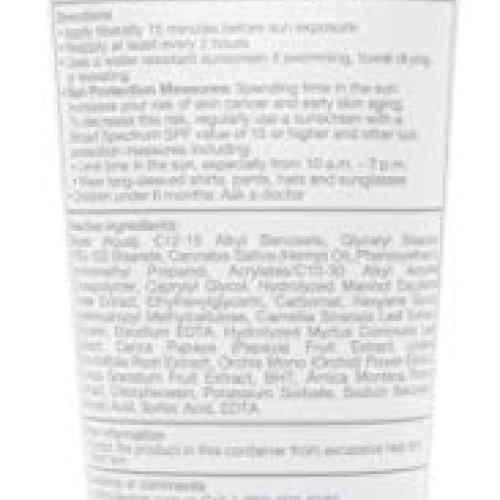 Ultra-Luxe Moisturizing Sunscreen SPF 30+ with Organic Hemp Extra...
