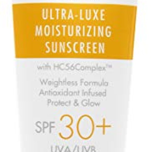 Ultra-Luxe Moisturizing Sunscreen SPF 30+ with Organic Hemp Extra...