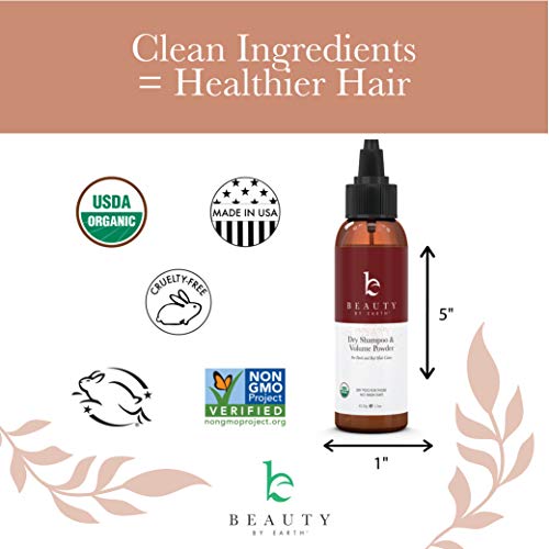 Dry Shampoo For Dark Hair - Organic Dry Shampoo Travel Size, Hair...