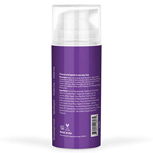 Beauty Jam Gel Cleanser for Dry Sensitive Skin, 3.3 Ounce