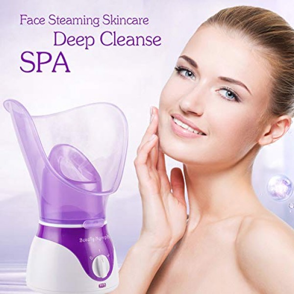 Face Steamer,Beauty Nymph Spa Home Facial Steamer Sauna Pores and...