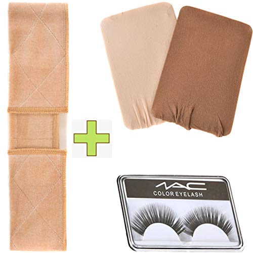 Elastic Non Slip Lace Wig Grip Head Band for Women with 4PCS Wig ...