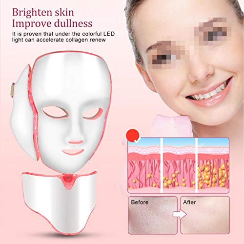 VLiXXO 7 Colors PDT Photon Light Therapy Facial & Neck Mask Korea...